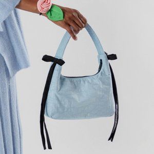 Sandy Liang x BAGGU: Mini Bow Bag (Powder Blue)